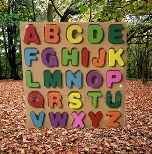Capital Letters Alphabet Wooden Learning Board