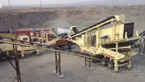 80-320t/H Ore Stone Crushing Plants Mobile Jaw Crusher Plant