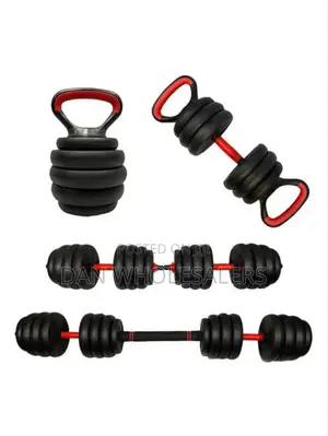 50kg 6in1 Dumbbell/Kettlebell Kettlebell Barbell Dumbbell