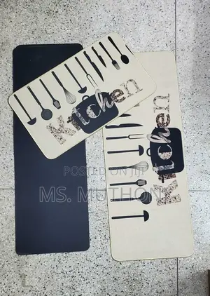 2pcs Kitchen Mat RUBBER Non~Slip Underside Now Available
