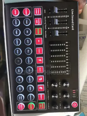 3 Microphone Inputs Professional Live Sound Card