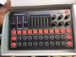 3 Microphone Inputs Professional Live Sound Card