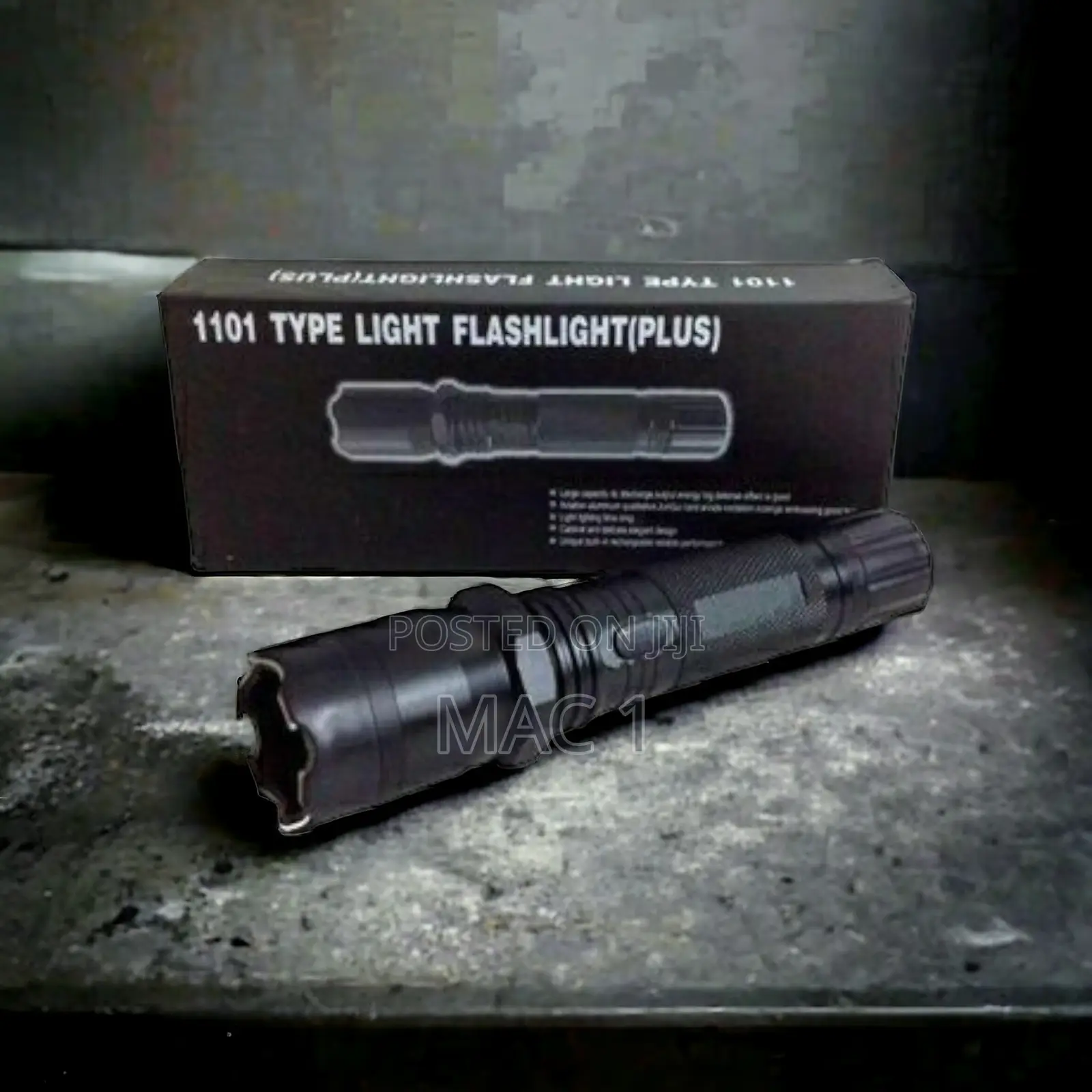 All Metallic 1101 Security Flashlight