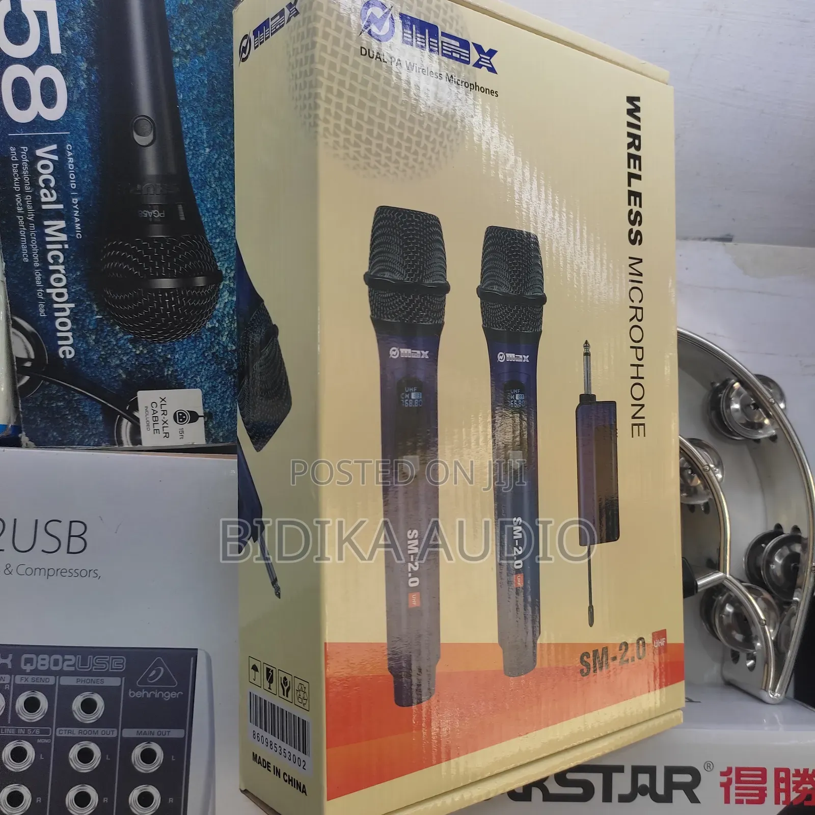 Max Dual Pa Wireless Microphone
