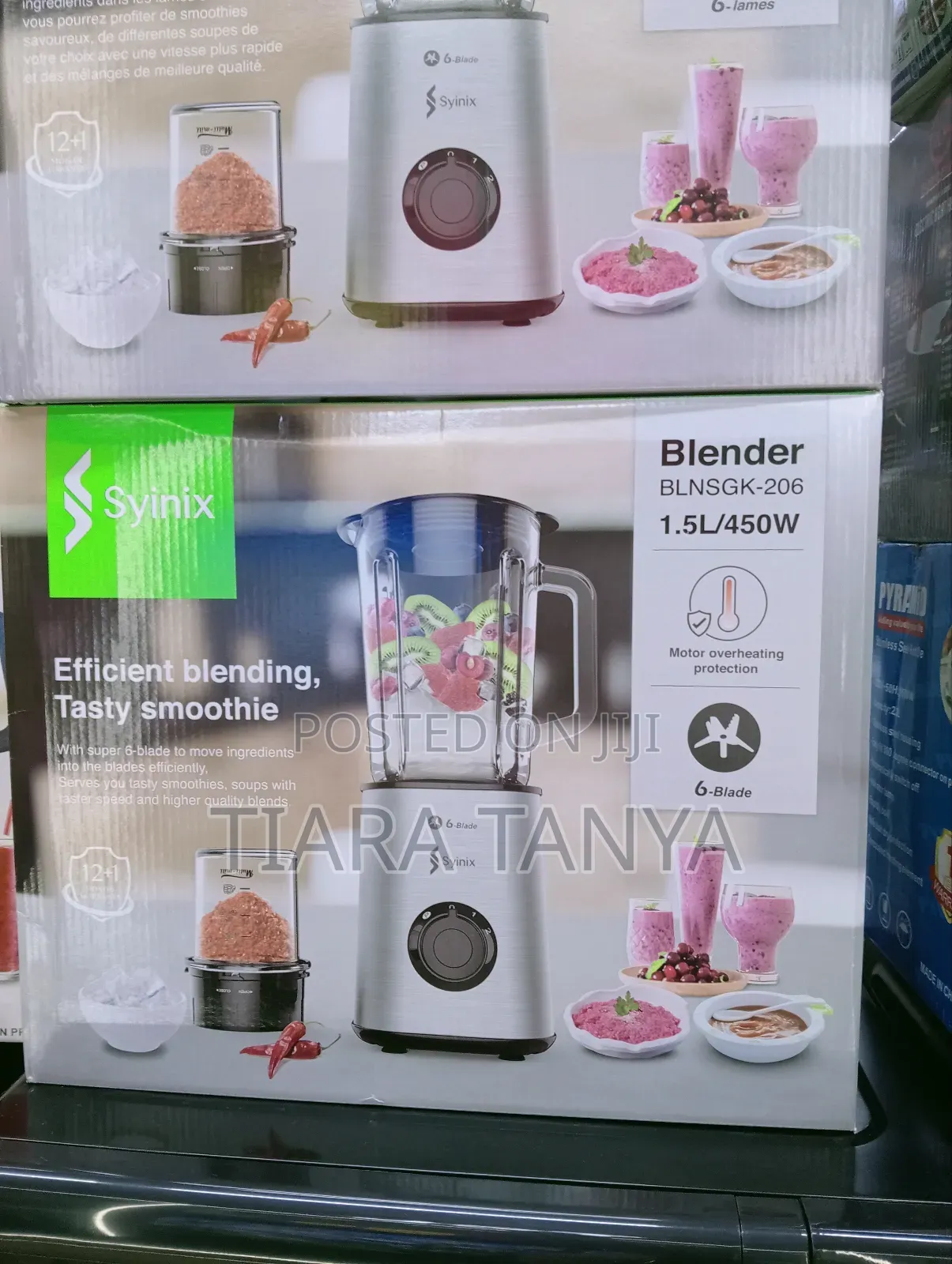 Syinix 2 in 1 Blender