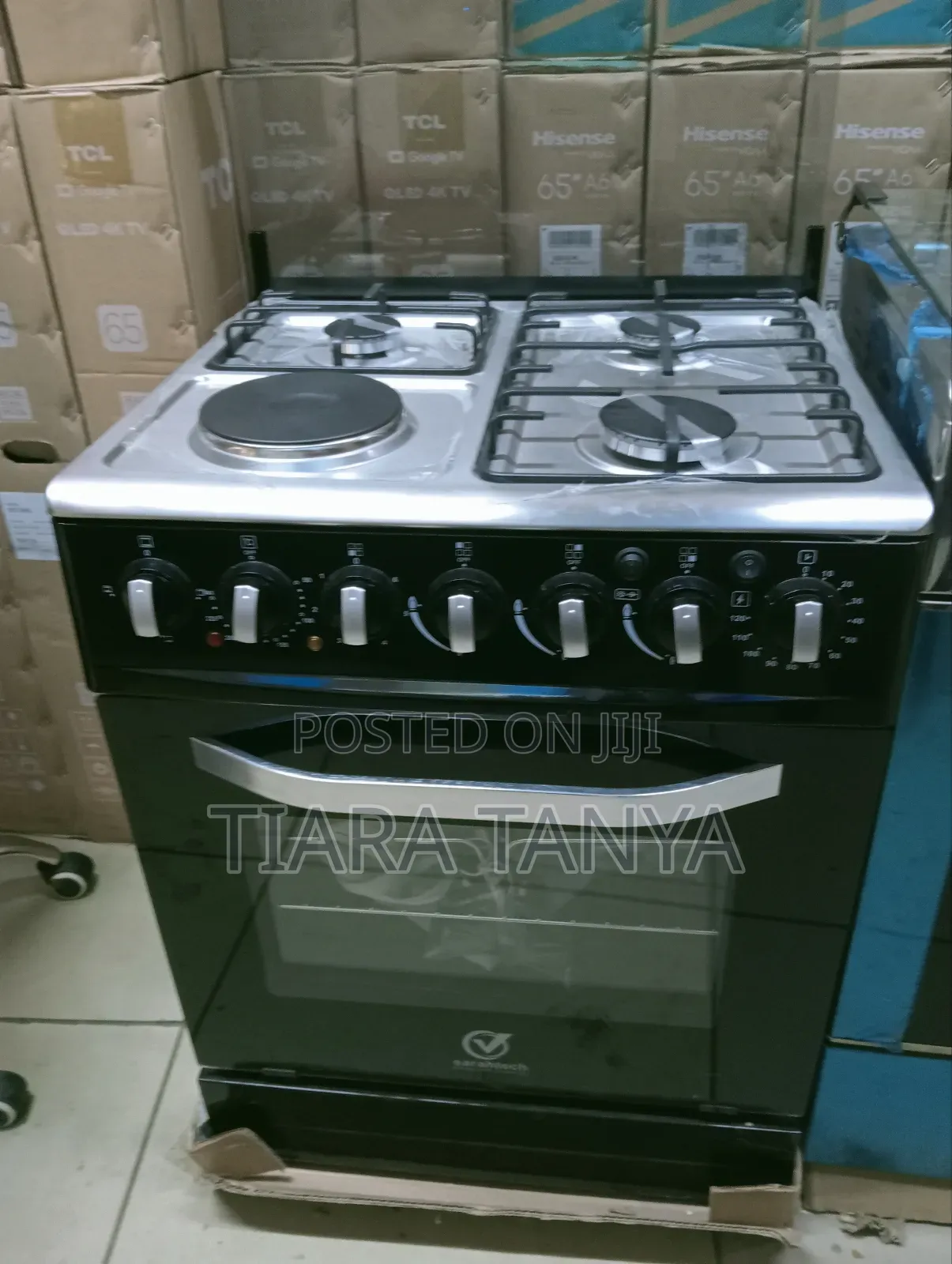 Sarahtech 3G+1E 60x60cm Standing Cooker ST60FS3E1