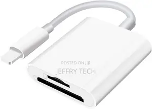 Sd Card Reader for iPhone iPad Camera,Dual Card Slot Memory