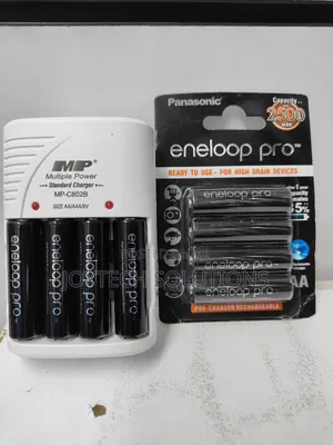 Aa Batteries 2550 Mah With Charger [ Panasonic ]