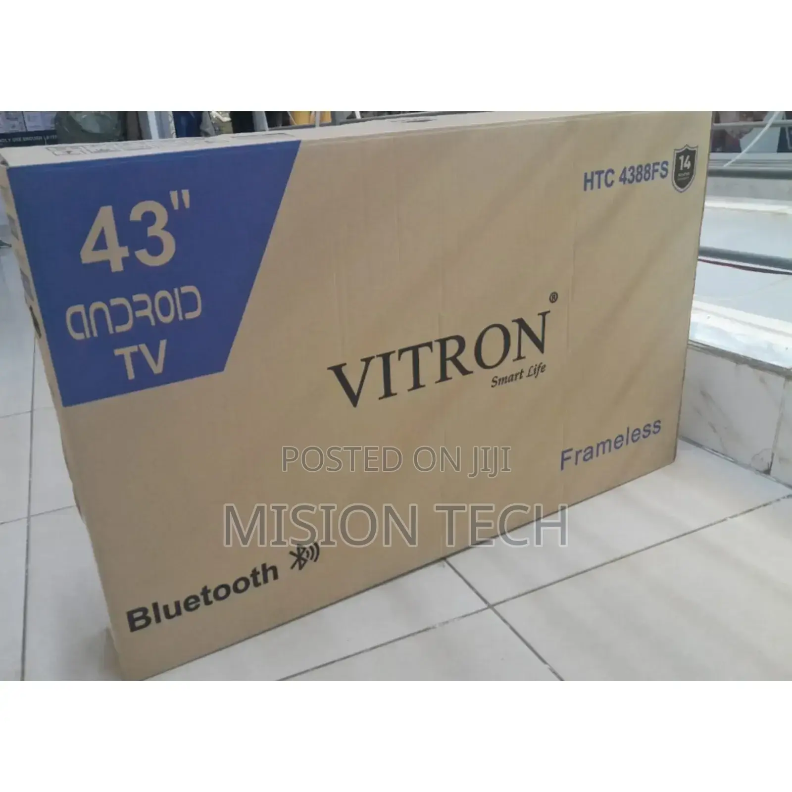 Vitron 43′′ Frameless Smart Android Tv