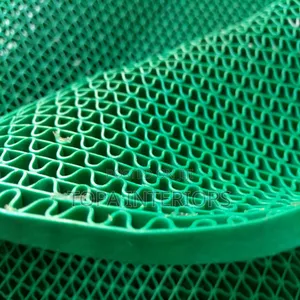 Non Slip Porous Green Perforated PVC Antislip Bathroom Mat