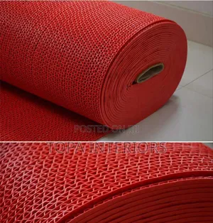Red Perforated PVC Antislip Mats Non Slip PVC Floor Mats