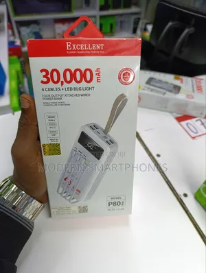 30,000mah Excellent Power Bank