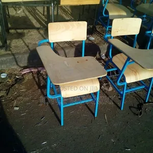 College Chair, Sky Blue Frame
