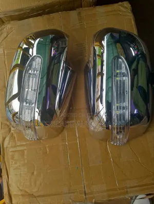 Hilux Vigo Side Mirror Chrome Covers With Indicator Light
