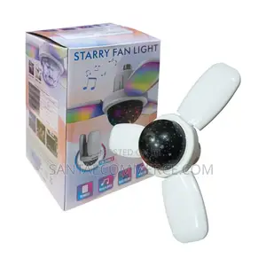 Starry Deformable Wireless Led Bluetooth Ceiling Fan Light