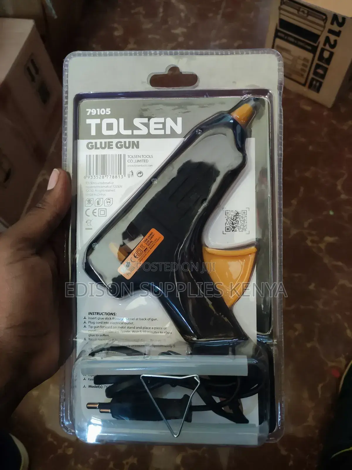 Glue Gun Tolsen With Free Glue Sticks Hot Melt