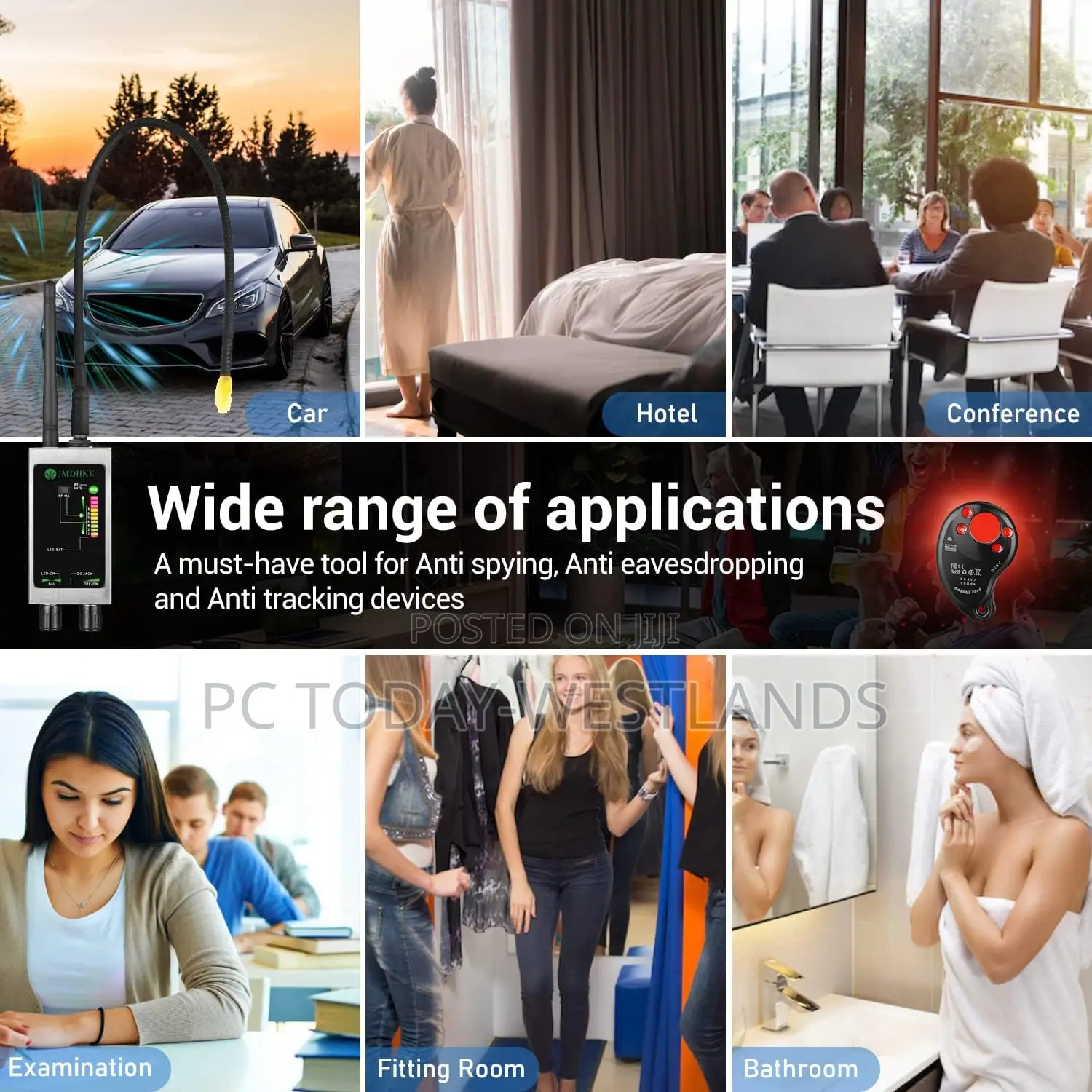 Bug Detector, Hidden Camera Detectors,Anti Spy Detector,RF