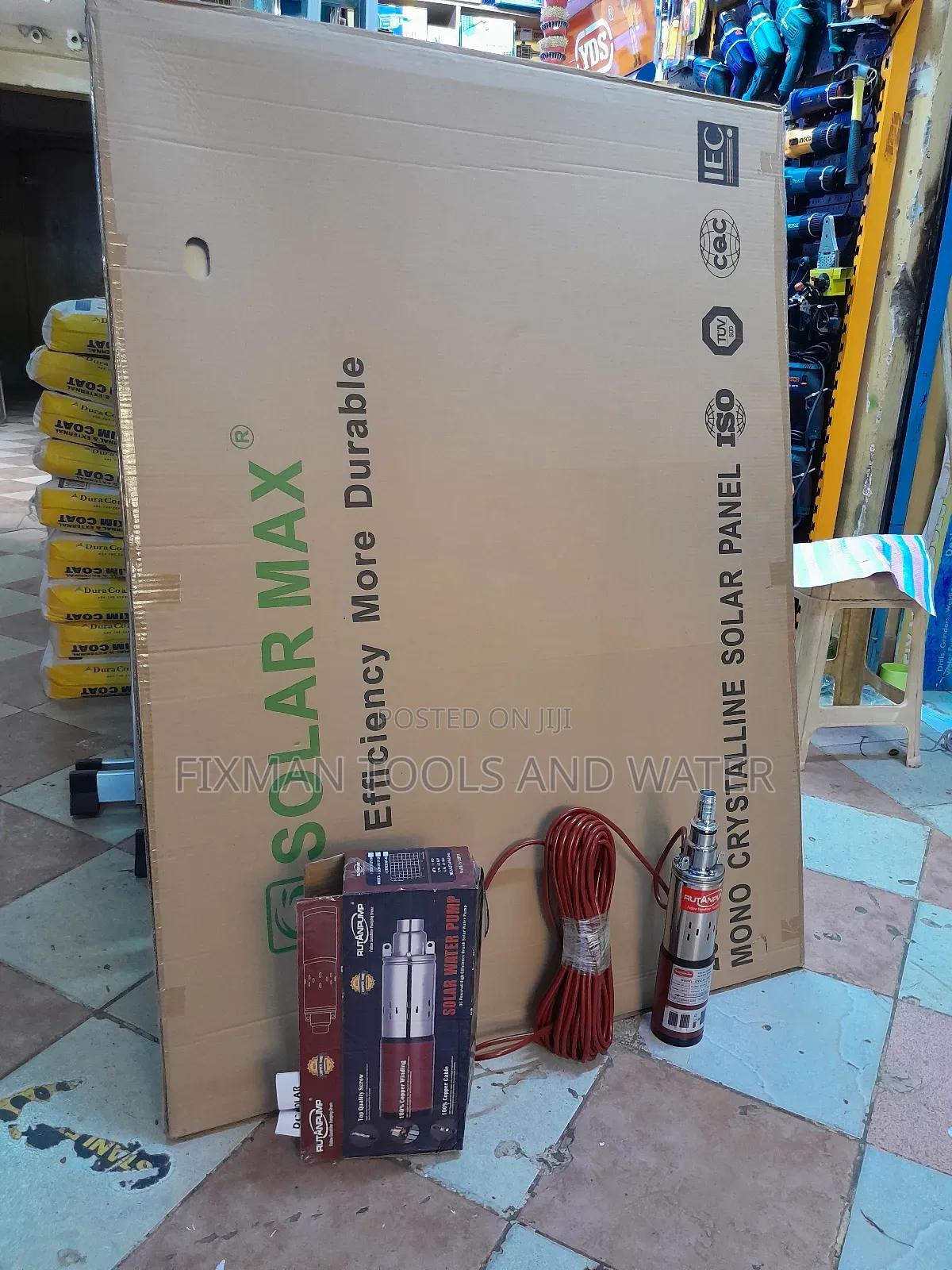 Complete Set Solar Water Pump + Panel 250 W 50m Head