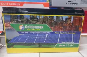 Goldenmax Slim Gel Battery 12V 200AH 20HRS