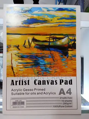 Artist Canvas Pad (10 Sheets)