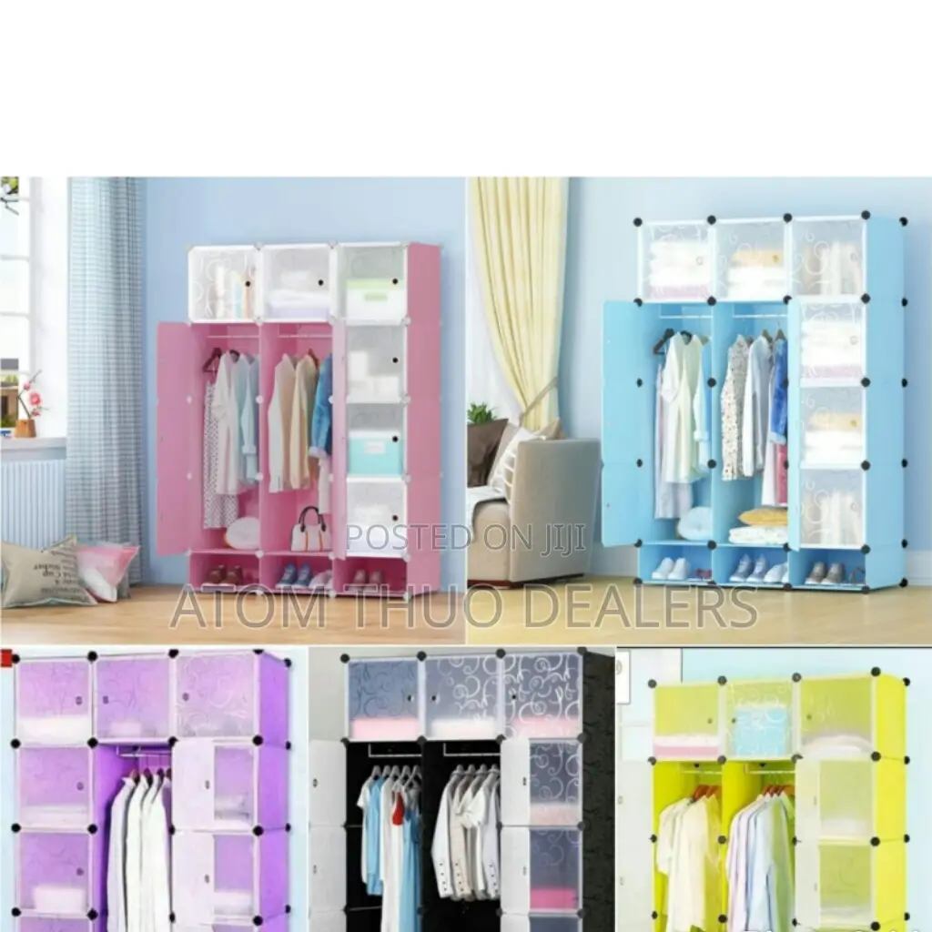 New Plastic 3-Column Portable Wardrobe Restocked