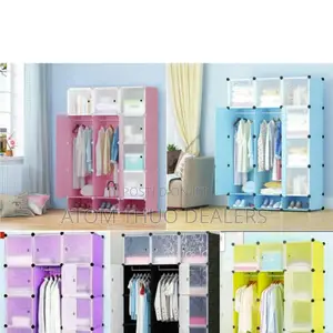 New Plastic 3-Column Portable Wardrobe Restocked