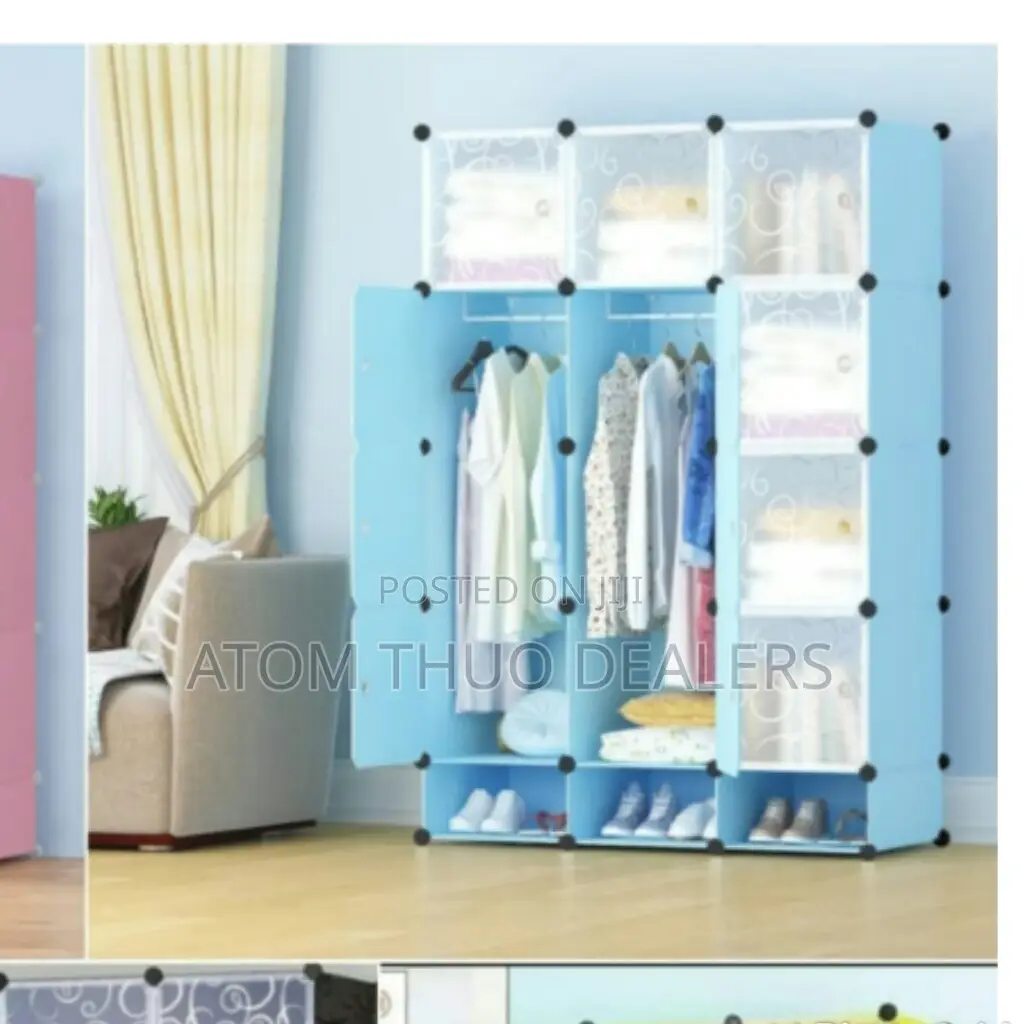 New Plastic 3-Column Portable Wardrobe Restocked