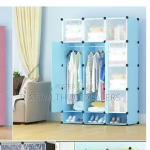 New Plastic 3-Column Portable Wardrobe Restocked