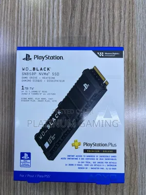 Wd-Black SSD 1tb Game Drive + Heat Sync for Ps5