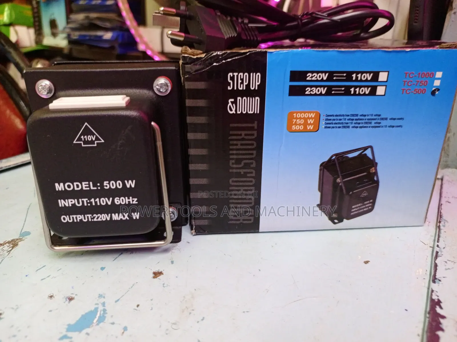 Step Up and Step Down Transformer 500watts