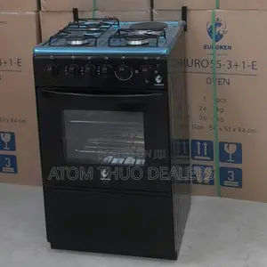 Euroken 50*55 3+1 Standing Cooker With Electric Cokker 