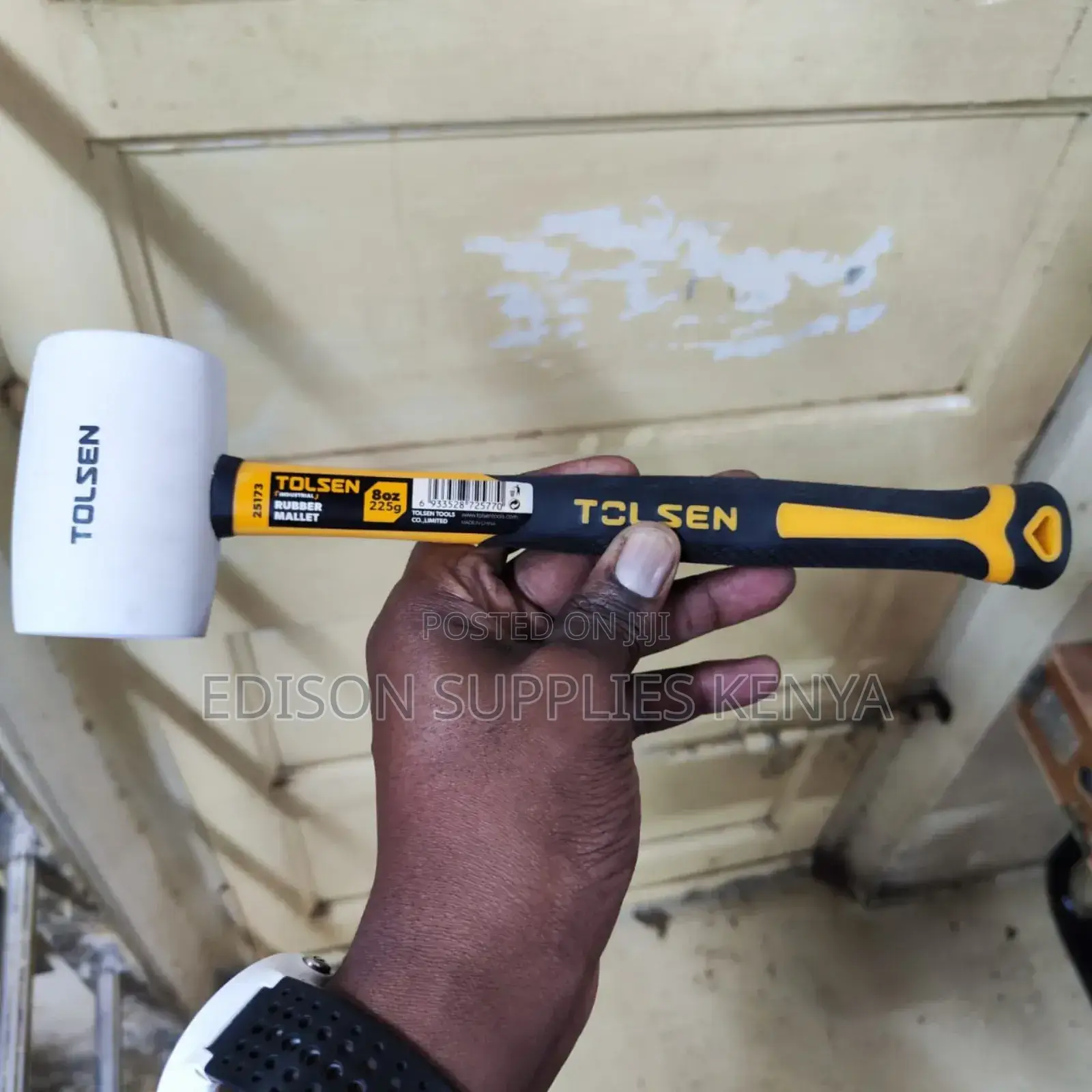 Rubber Mallet 8oz Tolsen Rubber Mallet White Head 225 Grams