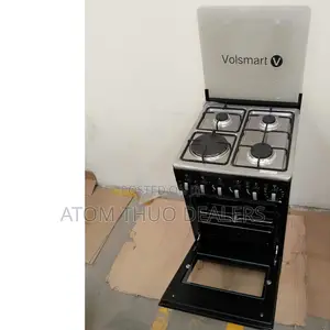 Black Volsmart 50*55 3+1 Standing Cooker With Electric Oven