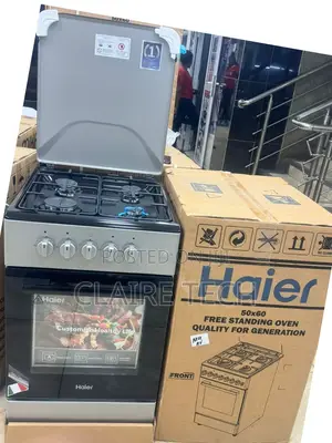 New Haier 50*60 Full Gas Standing Cooker With Gas Oven.