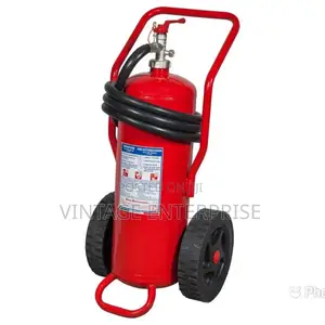 25kg Fire Extinguisher DCP Trolley