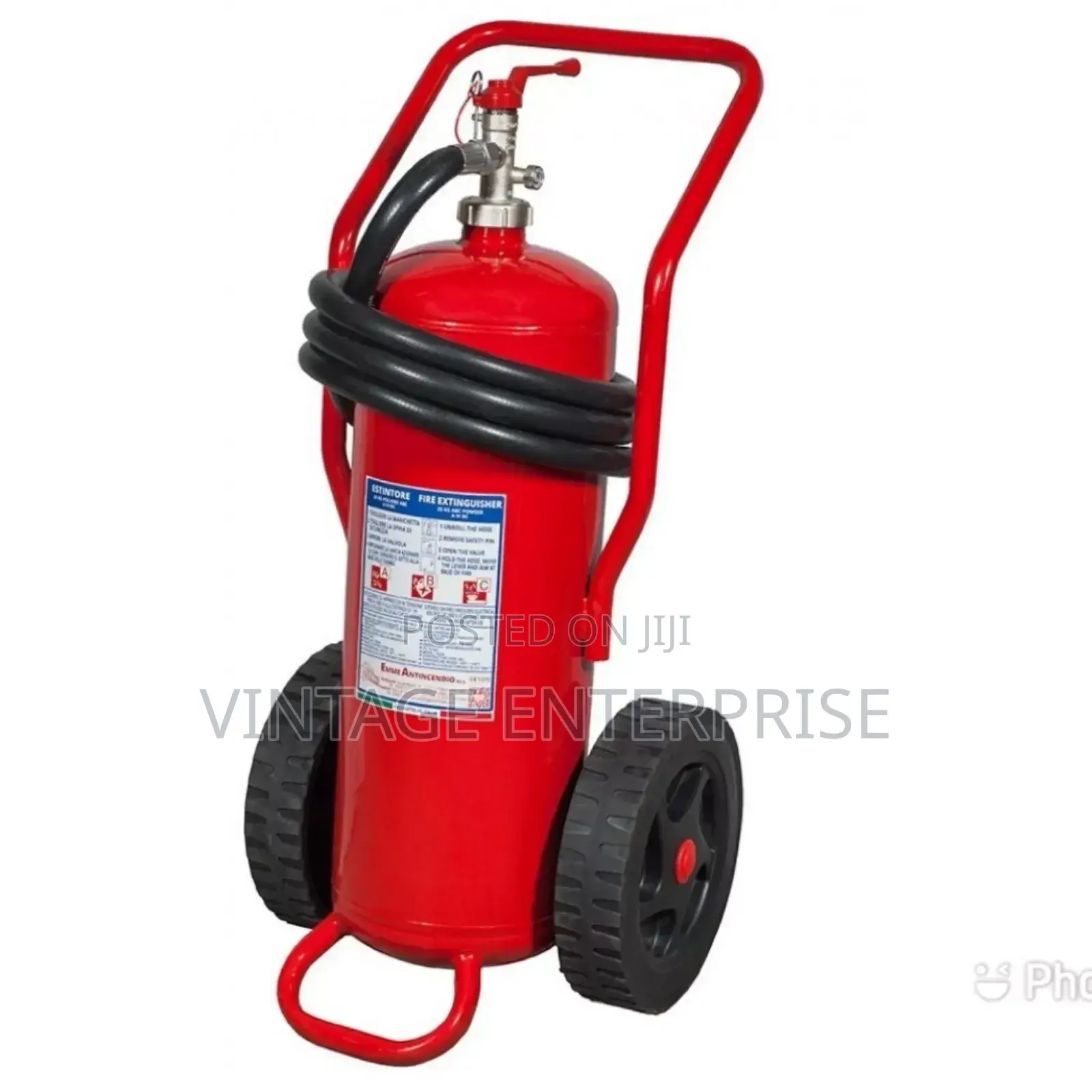 Fire Extinguisher 25KG DCP Trolley ...