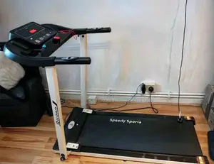 Auto Incline Treadmill With Massage Belt/Free Dumbells