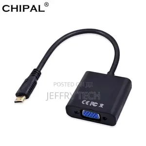 CHIPAL MINI HDMI Input to VGA Output HDMI Male Adapter To
