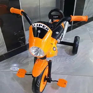 Orange Kids Tricycle With Torch