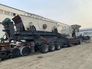 Vehicle-Mounted Limestone Cement Concrete Crusher Plant