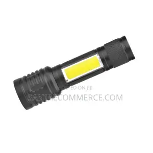 Portable Aluminum Zoom Led Torch With Cob Side Light