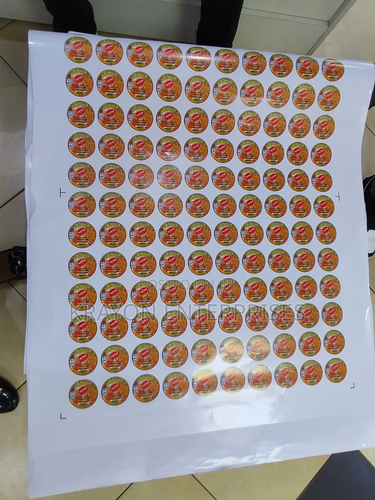 Sticker Label Printing