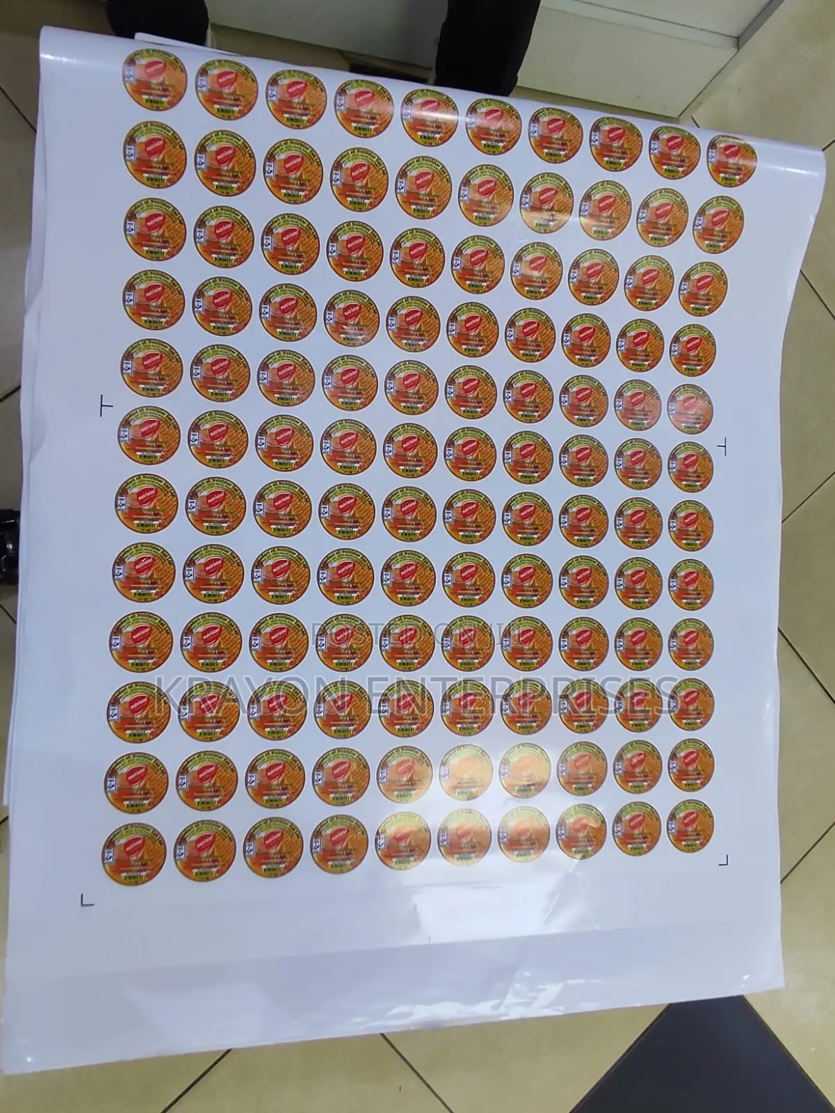 Sticker Label Printing