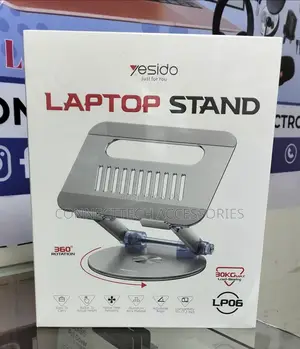 Yesido LP06 Foldable Laptop Swivel Stand(Silver)