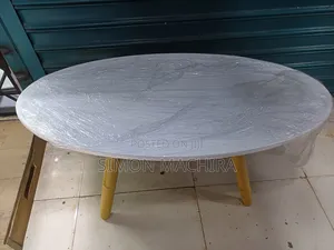Shee Oval Coffee Table White