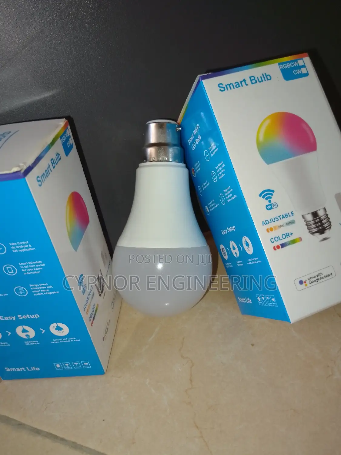 Dimmable Smart Bulb With RGB Lighting