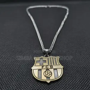 Barcelona Fan Football Soccer Necklace Club Merchandise Gift