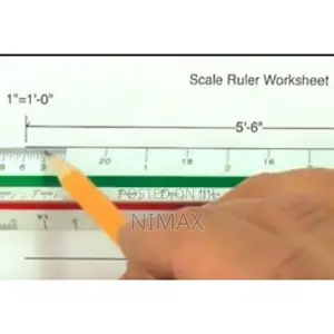30cm Precision Triangular Scale Ruler