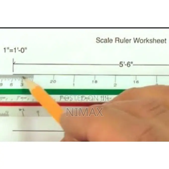 30cm Precision Triangular Scale Ruler