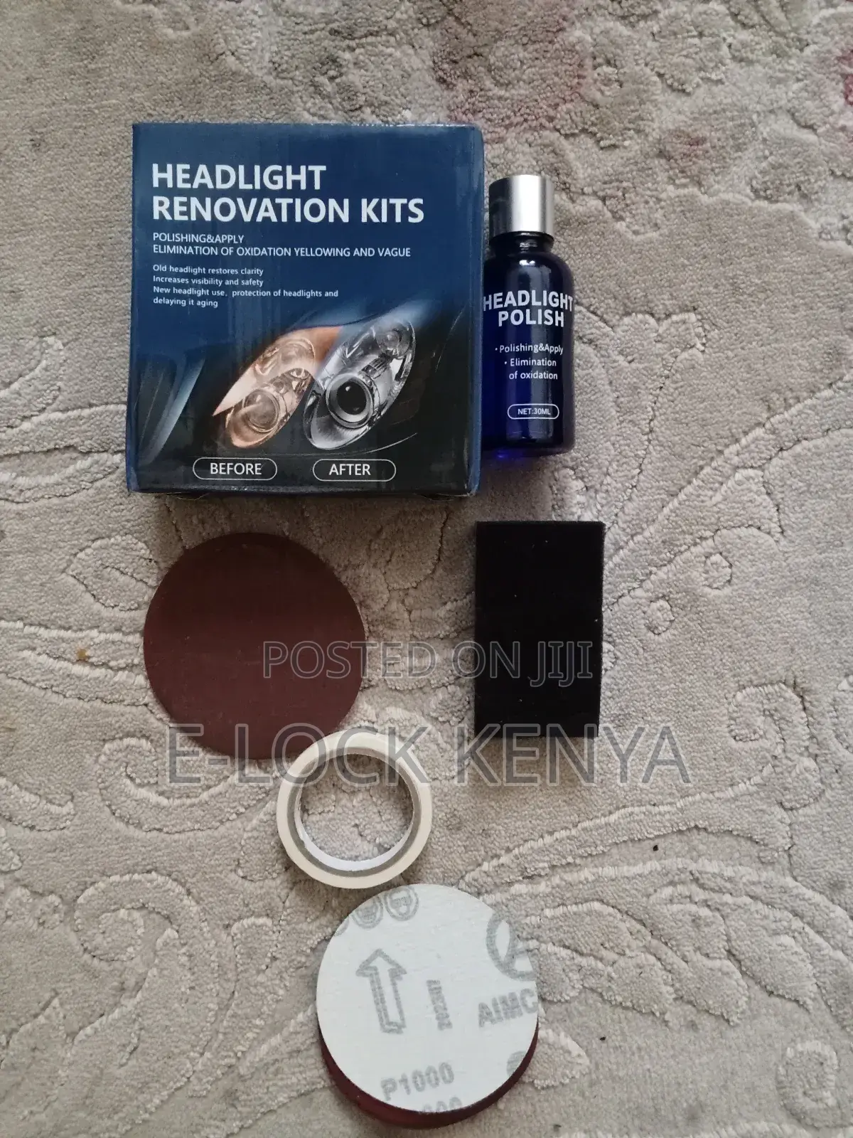 Professional Solution for Headlight Renovation Kit